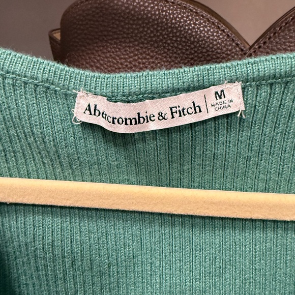 Abercrombie & Fitch Teal Knit Tank Top - Picture 4 of 4